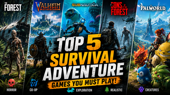 Top 5 Survival Adventure Games You Should Play in 2026
