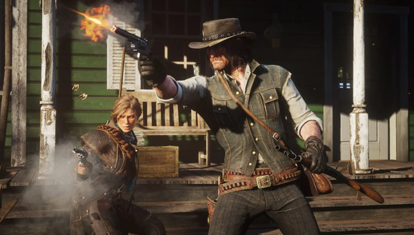 The conflict between Arthur and Micah culminates in a dramatic showdown that captures the moral tensions throughout the game